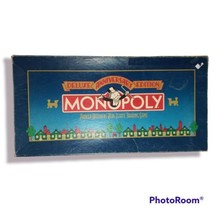 Monopoly Deluxe Anniversary Edition Game Complete Gold Tone Tokens Vinta... - $19.79