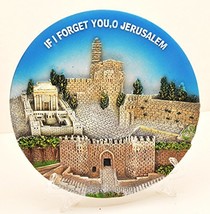 Collectible Ceramics Plate With Stand From Holyland Jerusalem - £12.45 GBP