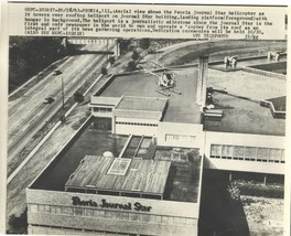 1963 UPI Telephoto-Peoria Journal Star Newspaper Helicopter-Journalism M... - $151.16 MXN