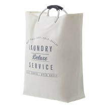 Better Homes &amp; Gardens Laundry Deluxe Service Tote Canvas Aluminum Handles NEW - £31.23 GBP