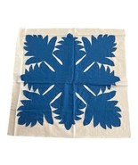 Hawaii Hawaiian Quilting Craft Kit Blue &amp; White 22&quot; Hawaiian Hotel New O... - $15.68
