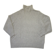 NWT MM Lafleur Lea 1.0 in Stormcloud Plush Cashmere Funnel Neck Sweater XL $525 - $150.00