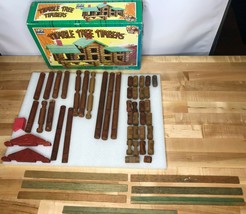 Tumble Tree Timbers Extra Misc. Pieces - 52 Pieces - Lincoln Logs assorted Pcs. - £7.90 GBP
