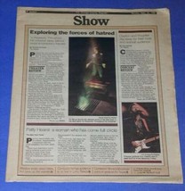 ERIC CLAPTON SHOW NEWSPAPER SUPPLEMENT VINTAGE 1988 - £19.76 GBP