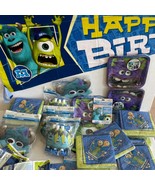 Monsters University  Inc Birthday Party Accessories Plates  Invites Bann... - $3.96+