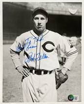 Bob Feller Signed 8x10 Cleveland Indians Baseball Photo BAS BD60658 - £53.48 GBP