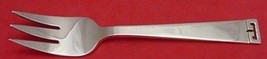 Chinese Key by Allan Adler Sterling Silver Salad Fork 3-Tine 6 1/2&quot; Modernism - £205.62 GBP