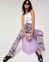 MOTEL ROCKS Zoven Trousers in 60s Abstract (MR14.1) - £11.23 GBP