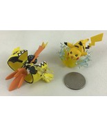 Tapu Koko Pikachu Electric Pokemon Toy 2.5&quot; Figure Game Freak Nintendo A... - $40.55 CAD