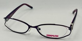 Cosmopolitan Womens Purple Rectangle Metal Eyewear Frame C300 53mm - £25.17 GBP