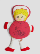VTG Dan-Dee Imports Little Red Riding Hood Plush Flip Story Book Cloth Doll - £9.60 GBP