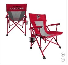 Atlanta Falcons Hand Arm Chair Red Silver NFL Tailgating Camping Cup Holder - $98.99
