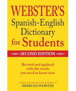 Merriam-Webster Webster’S Spanish-English Dictionary for Students, Secon... - $39.35