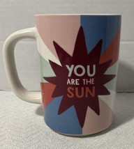 Room Essentials 16oz Stoneware Ceramic You Are The Sun Mug Cup - £13.44 GBP