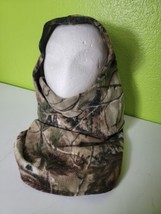 RealTree Camouflage Fleece Face Neck Hood Gaiter Mask Hunt Fish Camo Ful... - £26.91 GBP