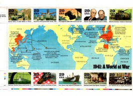 U S Stamp - 10 stamps - .29 cents each 1941: A World at War - $7.95