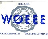1956 QSL Missouri School of Mines W0EEE Rolla - $8.91