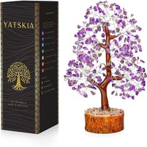 Amethyst Tree - Amethyst Tree of Life, Chakra Tree, Chakra Tree of Life, Healing - £35.54 GBP