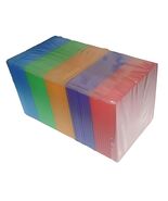 SLIM Assorted Color Single VCD PP Poly Cases 5MM - $544.87 MXN+