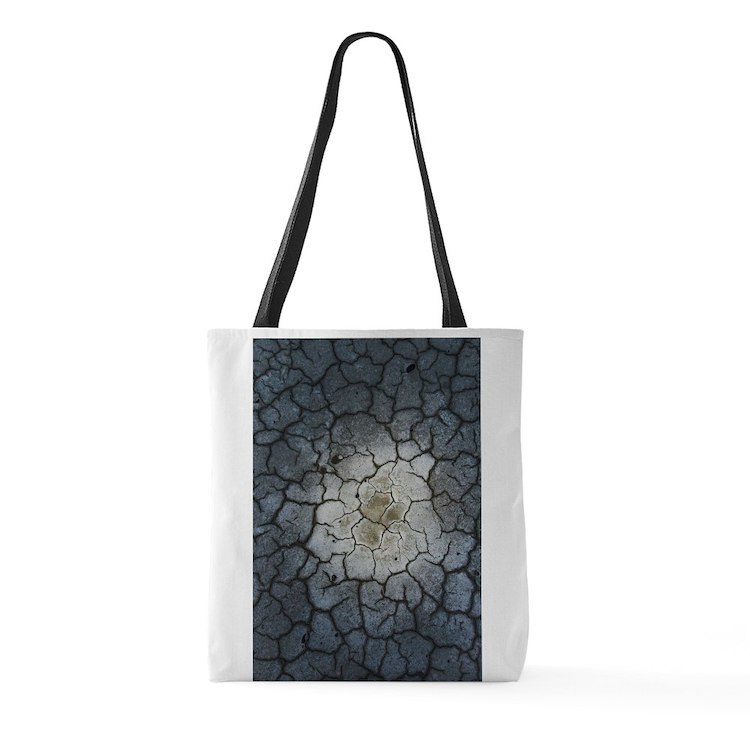 Dried Earth Mud Large Tote Bag - $49.00