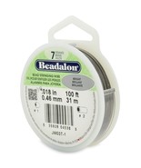 Beadalon 7 Strand Stainless Steel Bead Stringing Wire.018 in / 0.46 mm, ... - £17.25 GBP