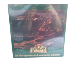 Greatland 550pc Puzzle Crossing Transantarctica Expedition Vintage 18&quot;x24&quot; - $28.71