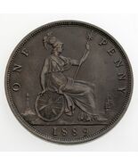 1889 Großbritannien Penny IN XF Zustand Bronze Km #755 - €89,35 EUR