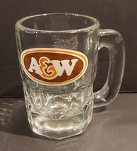 A&amp;W Root Beer Canadian Logo Mini Mug 3 1/8&quot; Tall Vintage - £10.45 GBP