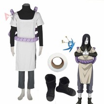 Orochimaru Cosplay Costume Shoes Wig Earrings Set Kid Adult Plus Size For Hallow - £212.86 GBP