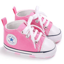 Pink Newborn Baby Boy Girl Sneakers Toddler 0-6 months - £9.58 GBP