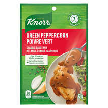 12 Packs of Knorr Green Peppercorn Flavored Classic Sauce Mix 42g Each - £34.12 GBP