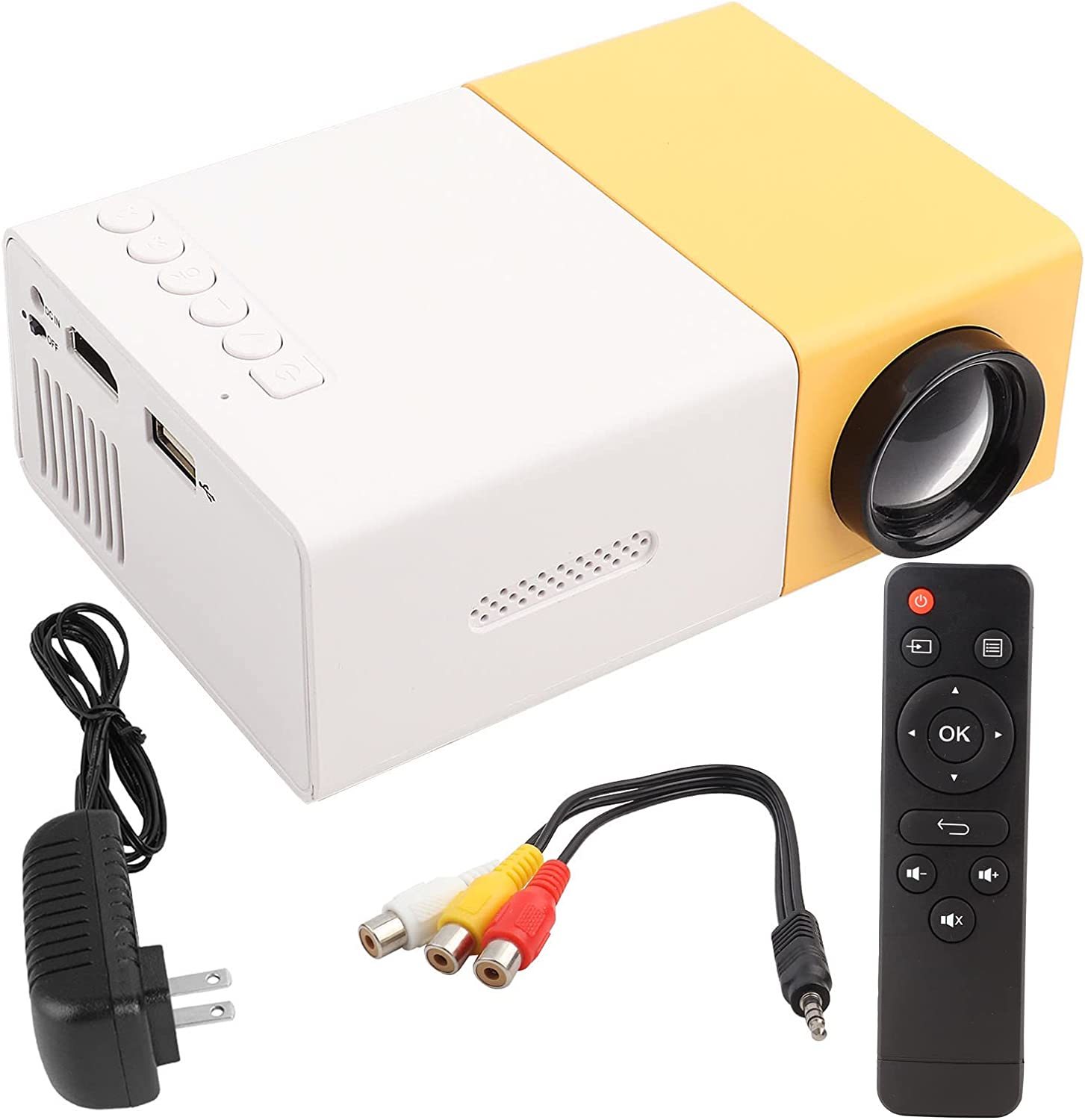 Mini Stylish Portable Home Theater With Led Projector, Hdmi Vga Multimedia - $34.93