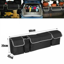 APXB Large Car 4-Pocket Boot Organizer - Back Seat Storage Bag for Hangi... - £7.81 GBP+