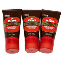 3 Kiwi No Buff Cream Polish Revives &amp; Nourishes Brown Leather 1.7oz - $587.82 MXN