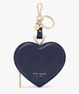 Kate Spade Liv Heart Coin Purse Key Fob Bag Charm ~NWT~ Parisian Night - $123.65 CAD