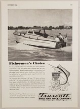1946 Print Ad Truscott 24 Sport Fisherman Boats Made in St Joseph,Michigan - £13.20 GBP