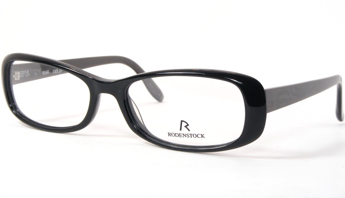 Gafas Vintage RODENSTOCK R 5251 A Negras ÚNICAS Montura De Gafas 54-16-1... - $76.03