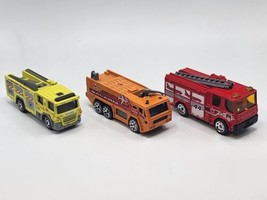 3 Lot-Matchbox-Emergency-1992 Airport Fire Truck-1998 Dennis Sabre-Scani... - $334.34 MXN