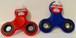 Kipp Brothers Fidgetz Spinner - Lot Of 2 ~ New ~ Red &amp; Blue 3&quot; Fidget Spinners - £4.33 GBP