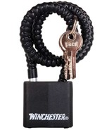 GUN CABLE LOCK for Handgun Pistol Rifle Security Padlock 2Keys WINCHESTE... - $33.09 CAD