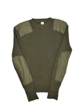 Vintage US Marines Wool Sweater Mens 40 Green Military Commando USMC 1988 - £30.32 GBP