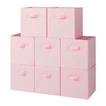 Cube Storage Bins, 11 Inch Storage Cube Organizer, Collapsible Fabric Storage Cu - £43.95 GBP