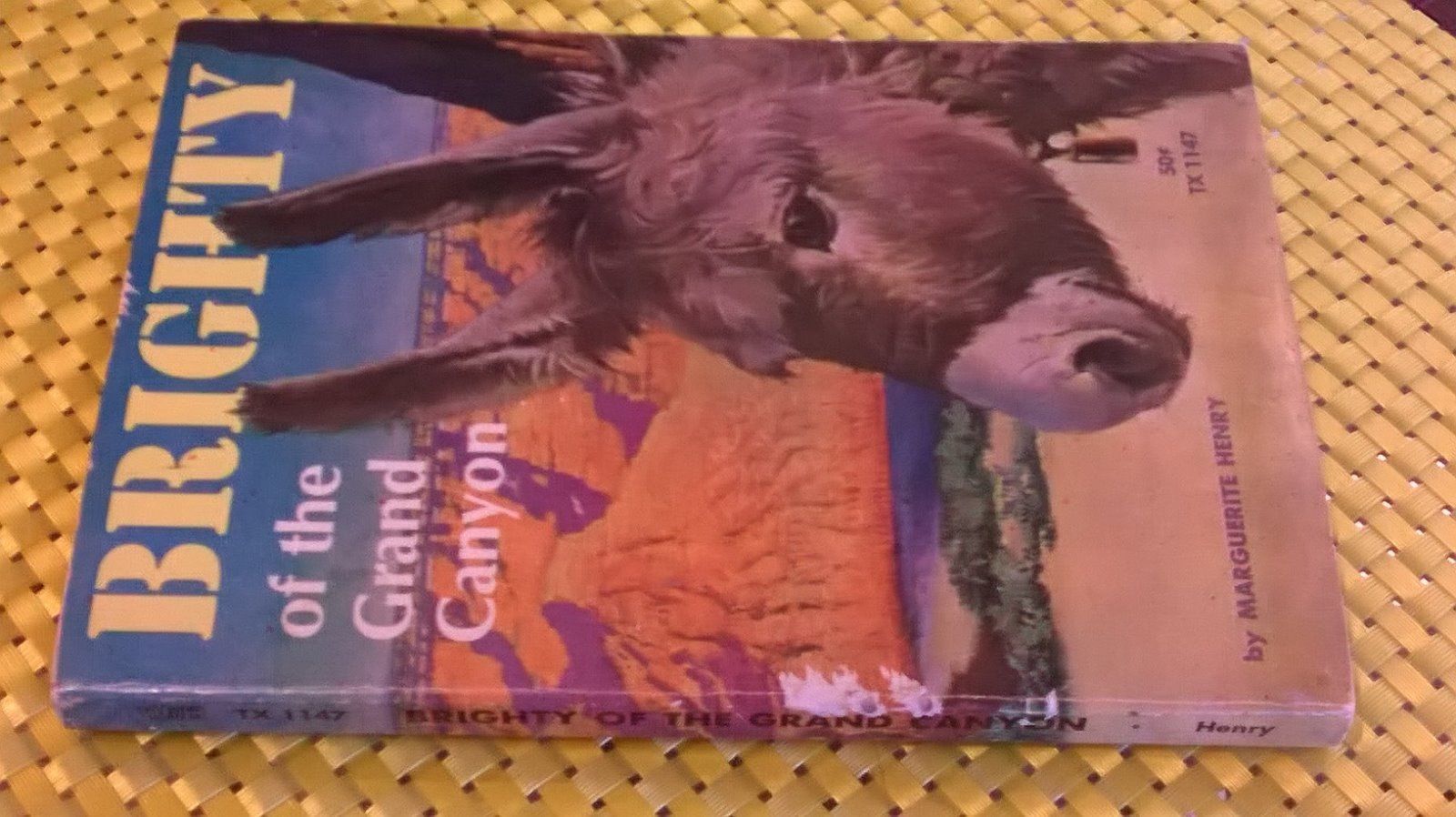Brighty of the Grand Canyon by  Marguerite Henry (1967 Scholastic PB) - $13.98
