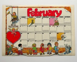 February 1981 Double-Sided Classroom Calendar &amp; Zebra Poster Instructor ... - £15.74 GBP