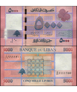 Lebanon. Banknote 5000 livres. ???? (2013). Unc. Paper. Cat# P.91a - £4.33 GBP