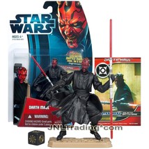 Year 2012 Star Wars Movie Heroes 4 Inch Figure DARTH MAUL MH05 with Disp... - £35.54 GBP