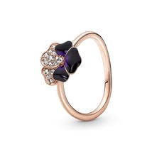 Pandora Jewels Mod. Deep Purple Pansy Flower - Ring - Size 52 ***Special Price** - £81.35 GBP