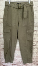 Banana Republic Womens Pants 2 Tapered Ankle Utility Cargo Surplus Olive... - $46.00