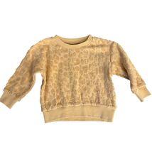 Hux Baby Textured Beige Sweatshirt 12-18 Months Toddler Crewneck Cotton NWT - $33.50 CAD