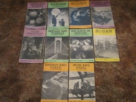Lot Of 10 Unit Study Books 1939 Weather Iron Sugar Sound Etc [Z69f] - £9.17 GBP